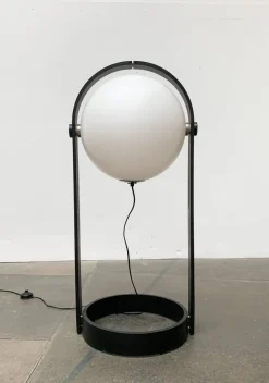 Hot Pamono Mid-Century Space Age Plastic & Plywood Type 128 Floor Lamp from Temde, 1960s