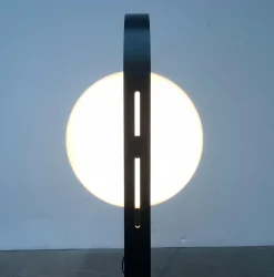 Hot Pamono Mid-Century Space Age Plastic & Plywood Type 128 Floor Lamp from Temde, 1960s