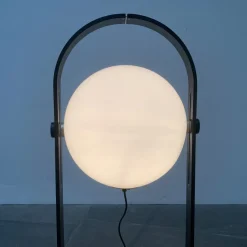 Hot Pamono Mid-Century Space Age Plastic & Plywood Type 128 Floor Lamp from Temde, 1960s