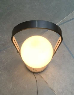 Hot Pamono Mid-Century Space Age Plastic & Plywood Type 128 Floor Lamp from Temde, 1960s