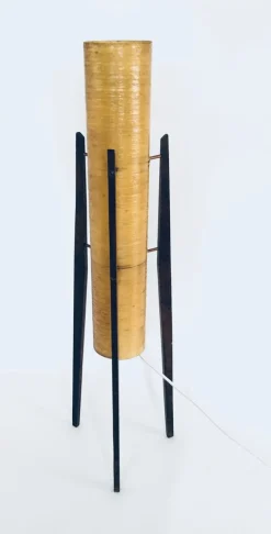 Online Pamono Mid-Century Space Age Rocket Floor Lamp by Novoplast, Czechoslovakia, 1950s
