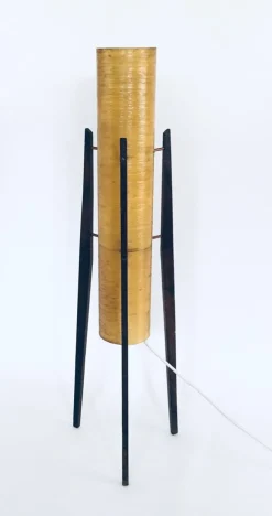 Online Pamono Mid-Century Space Age Rocket Floor Lamp by Novoplast, Czechoslovakia, 1950s