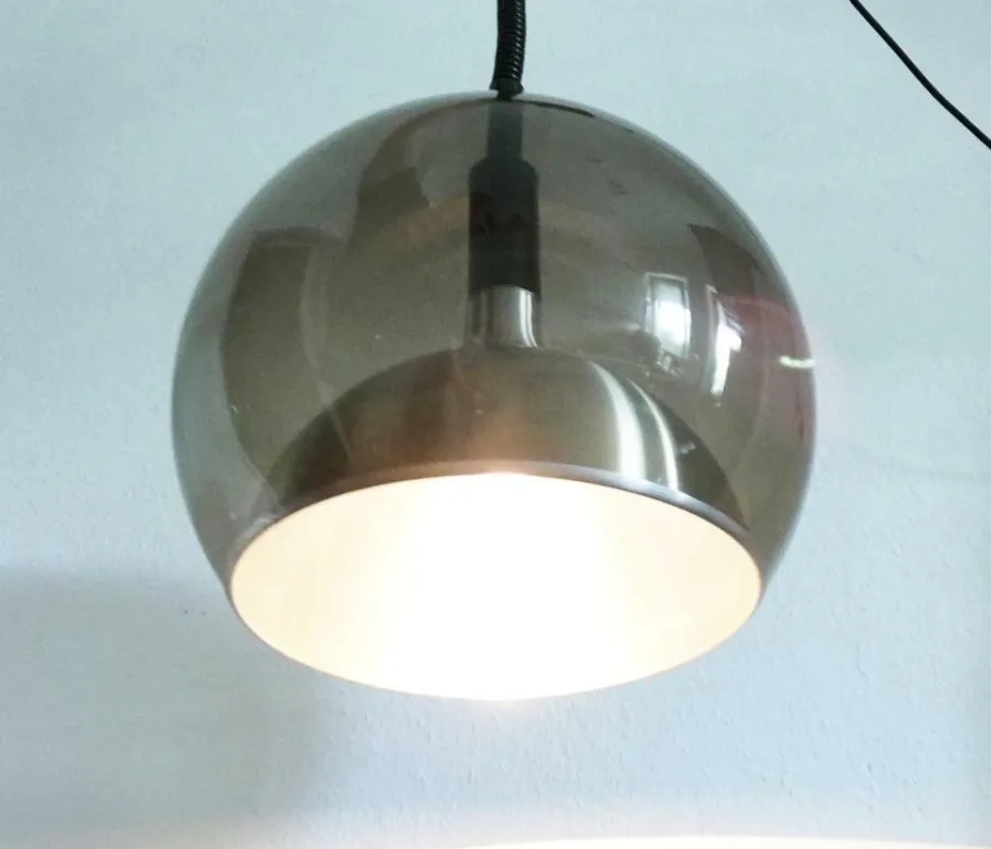 Best Pamono Mid-Century Space Age Swiss Type 756 Globe Pendant Lamp from Temde, 1960s