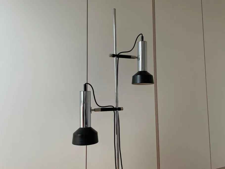 Sale Pamono Mid-Century Space Age Vintage Teak L401 Floor Lamp