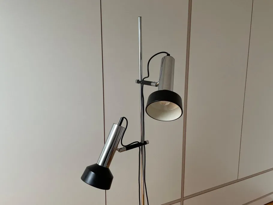 Sale Pamono Mid-Century Space Age Vintage Teak L401 Floor Lamp