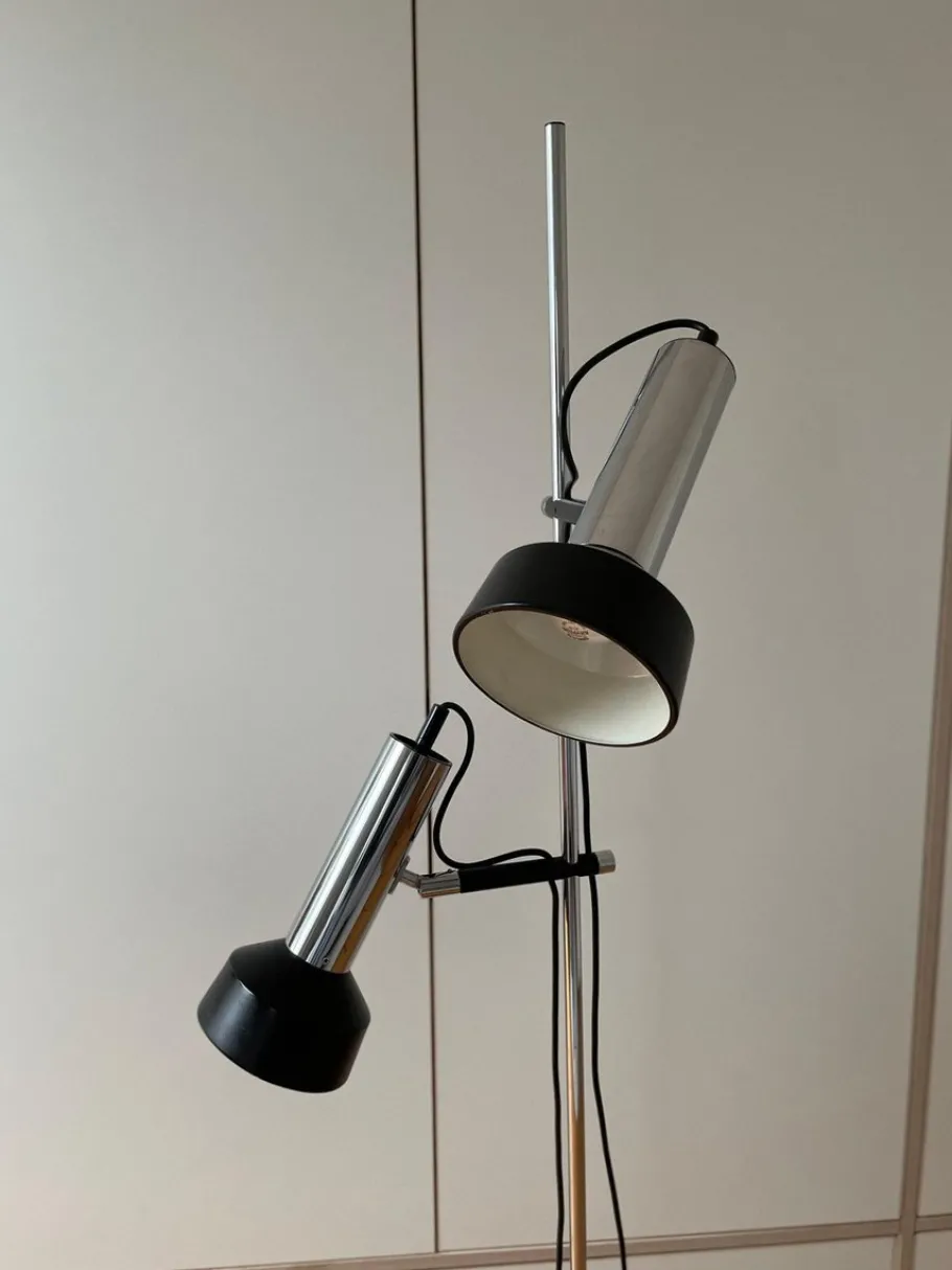 Sale Pamono Mid-Century Space Age Vintage Teak L401 Floor Lamp