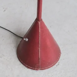 Sale Pamono Mid-Century Spanish Leather Floor Lamp by Valenti, 1970s