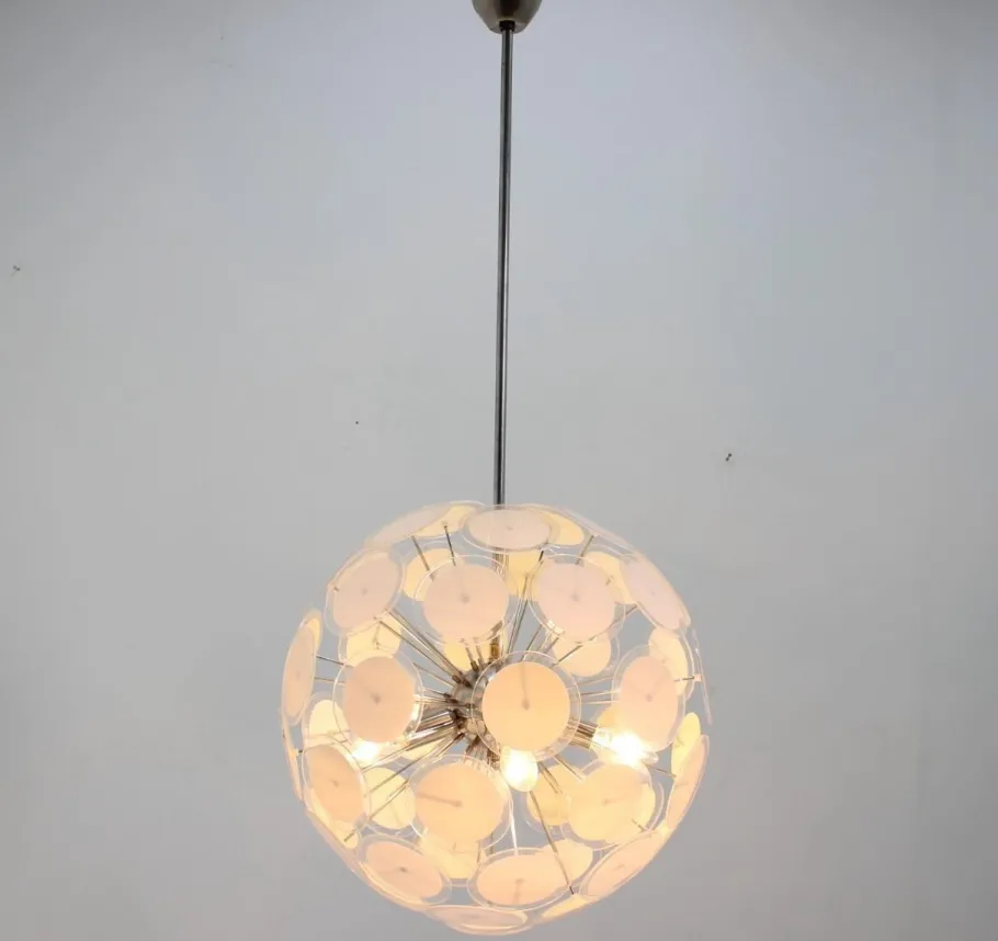 Best Pamono Mid-Century Sputnik Atomic Chandelier, Italy, 1970s