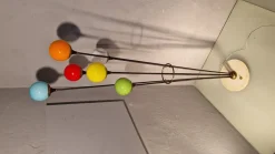 Discount Pamono Mid-Century Style Alberello Floor Lamp in Iron and Brass with Circular Base in Marble from Stilnovo, 1980s