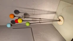 Discount Pamono Mid-Century Style Alberello Floor Lamp in Iron and Brass with Circular Base in Marble from Stilnovo, 1980s