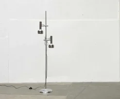 Sale Pamono Mid-Century Swiss Space Age Minimalist Floor Lamp by SLZ Team for Swisslamps International, 1960s