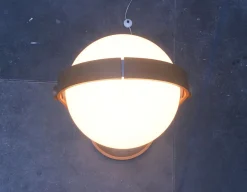 Clearance Pamono Mid-Century Swiss Space Age Plastic & Plywood Floor Lamp from Temde, 1960s