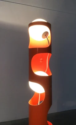 Best Pamono Mid-Century Swiss Space Age Guggerli L3 Floor Lamp by Rosemarie and Rico Baltensweiler for Baltensweiler, Set of 2