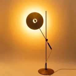New Pamono Mid-Century Teak Floor Lamp by Georges Frydman for Temde, 1960s