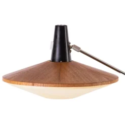 New Pamono Mid-Century Teak Floor Lamp by Georges Frydman for Temde, 1960s