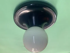 Best Pamono Mid-Century Wall and Ceiling Blu Metal Lamp by Flli. Castiglioni for Flos, 1965