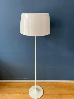 Online Pamono Mid-Century White Floor Lamp by Willem Hagoort