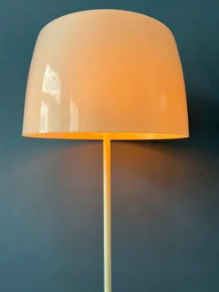 Online Pamono Mid-Century White Floor Lamp by Willem Hagoort