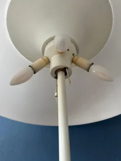 Online Pamono Mid-Century White Floor Lamp by Willem Hagoort