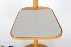 Online Pamono Mid-Century Wooden Floor Lamp from Krasna Jizba attributed to Jan Vanek, Czechoslovakia, 1950s