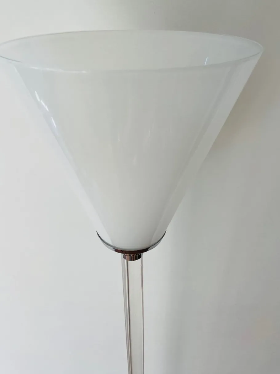 Discount Pamono Milk Glass M Design Floor Lamp by Ingo Maurer