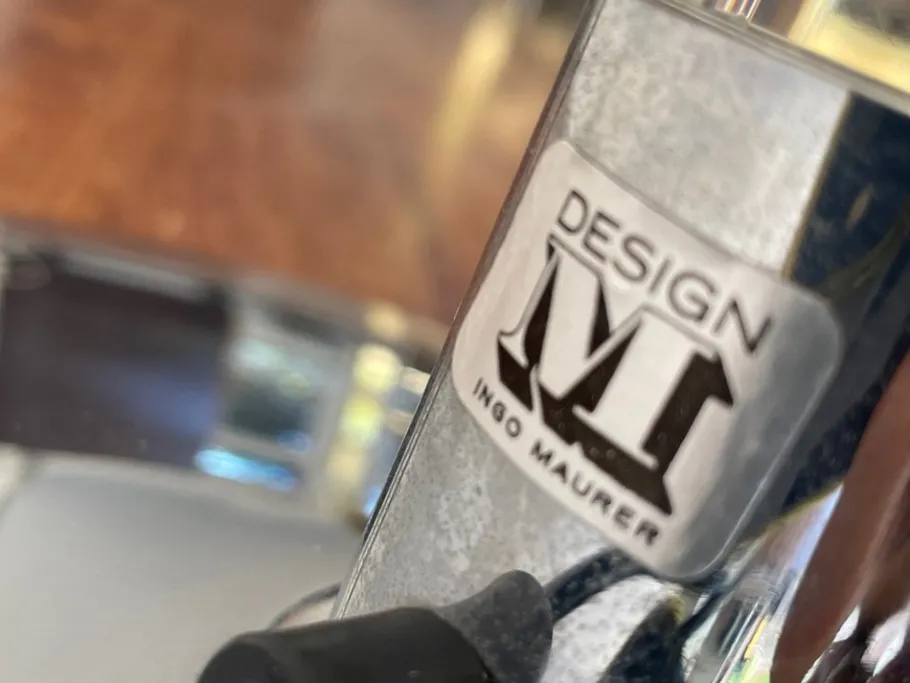 Discount Pamono Milk Glass M Design Floor Lamp by Ingo Maurer