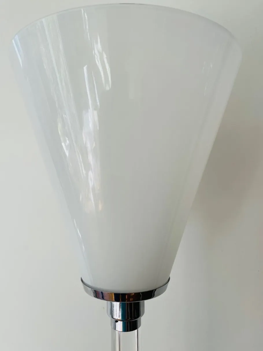 Discount Pamono Milk Glass M Design Floor Lamp by Ingo Maurer