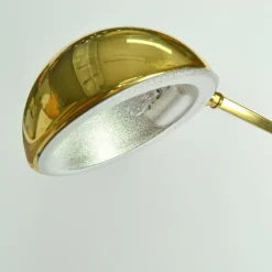 New Pamono Minimal Brass Counter Balance Floor Lamp from Sölken Leuchten, 1970s