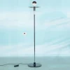 Online Pamono Minimalist Bauhaus Style Floor Lamp in Glass and Chrome