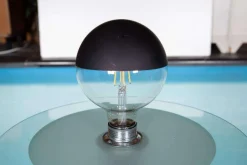 Online Pamono Minimalist Bauhaus Style Floor Lamp in Glass and Chrome