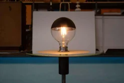 Online Pamono Minimalist Bauhaus Style Floor Lamp in Glass and Chrome