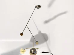 Clearance Pamono Minimalist Counterweight Desk Lamp in Chrome from Sölken Leuchten, 1970s