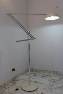 New Pamono Mod. 633 Giraffe Counterweight Floor Lamp by Goffredo Reggiani, 1964