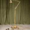 Online Pamono Model 1209 Anglepoise Trolley Floor Lamp in Original Scumble Paint by Herbert Terry, 1935