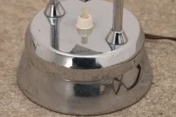 Clearance Pamono Model 600 Chrome Lamp Selected by Charlotte Perriand for Jumo, 1940s