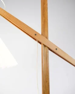 Outlet Pamono Model 325 Floor Lamp in Teak by Vilhelm Wohlert for Le Klint, 1950s