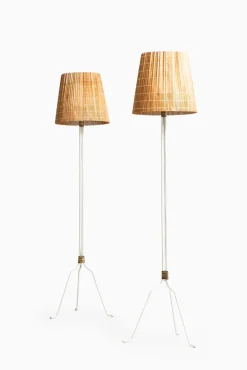 New Pamono Model 30-058 Floor Lamps by Lisa Johansson-Pape for Orno, 1940s, Set of 2