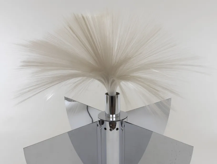 Best Pamono Model 8½ Table Lamp with Optic Fibres by Jürgen Fischer for Zanotta, 1970s