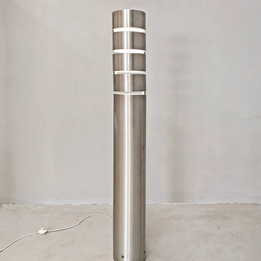 Outlet Pamono Model Domingo Cylindrical Floor Lamp by F. Sartoni for Stilux, 1970s