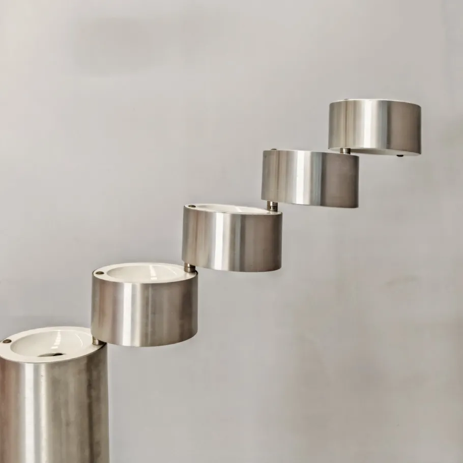 Outlet Pamono Model Domingo Cylindrical Floor Lamp by F. Sartoni for Stilux, 1970s