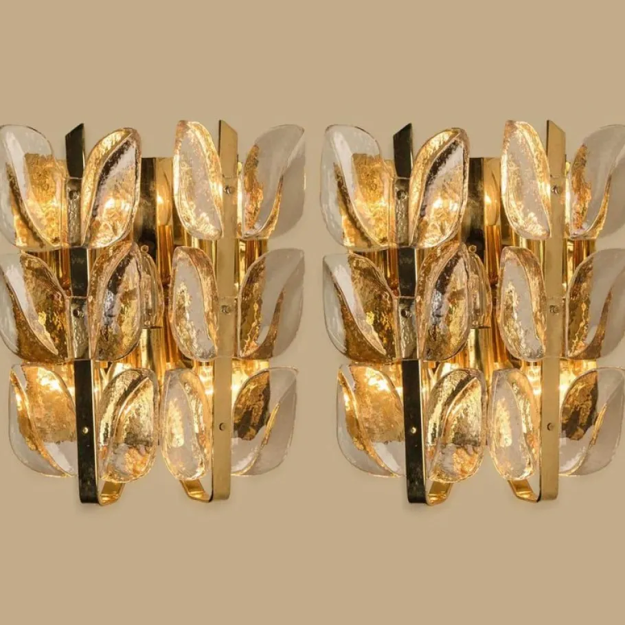 Best Pamono Model Florida Wall Lights by J.T. Kalmar, 1969, Set of 3