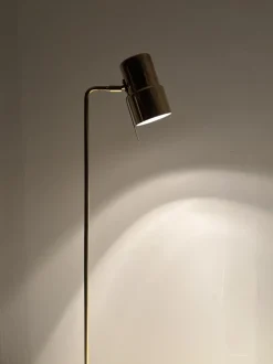 Sale Pamono Model G-154 Brass Floor Lamp by Hans Agne Jakobsson, 1960s