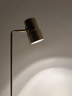 Sale Pamono Model G-154 Brass Floor Lamp by Hans Agne Jakobsson, 1960s