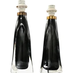 Best Pamono Model RD-1323 Table Lamps by Carl Fagerlund for Orrefors, Sweden, Set of 2