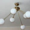 Best Pamono Modern Globe Chandelier, 1960s