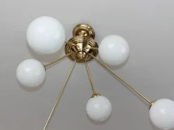 Best Pamono Modern Globe Chandelier, 1960s