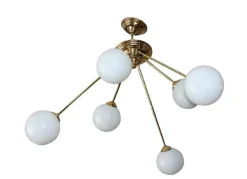 Best Pamono Modern Globe Chandelier, 1960s