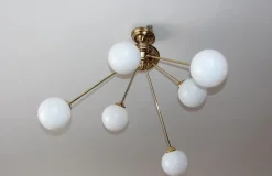Best Pamono Modern Globe Chandelier, 1960s