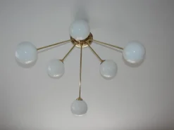 Best Pamono Modern Globe Chandelier, 1960s