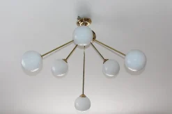 Best Pamono Modern Globe Chandelier, 1960s